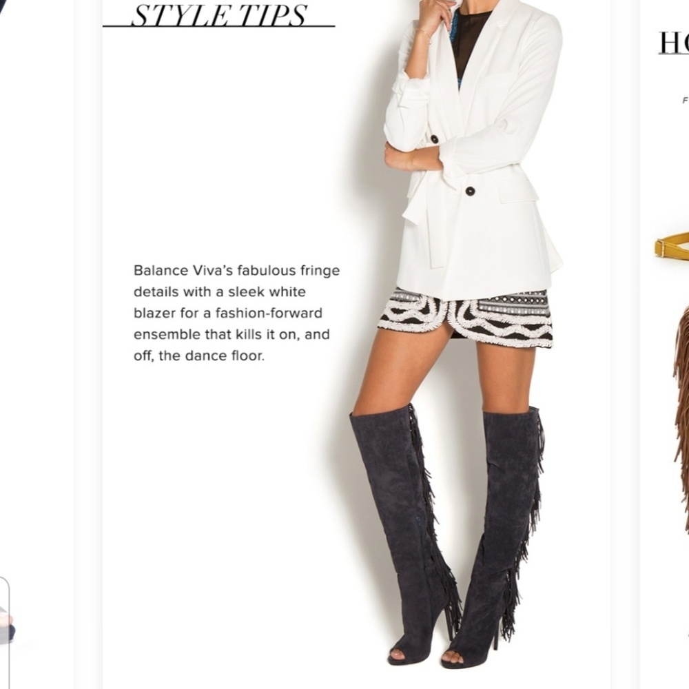 peep-toe over-the-knee boot - Picture 3 of 4